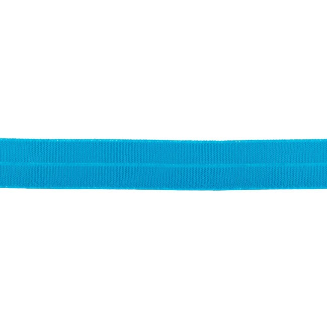 Elastisches Einfassband matt - Aqua