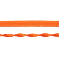Einfassband elastisch Jaquard 20 mm - Orange glänzend