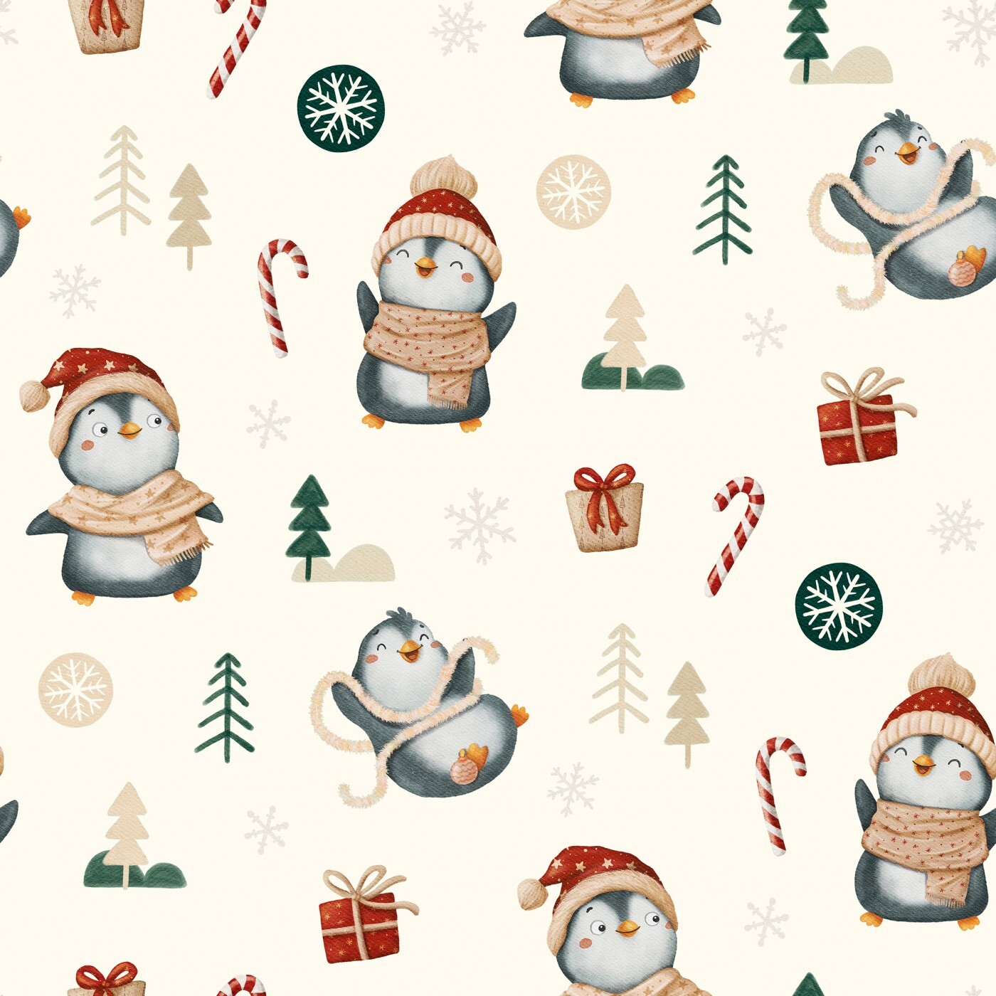 VORORDER - Eigendesign - Auslieferung Oktober 2024 - Xmas Pinguine